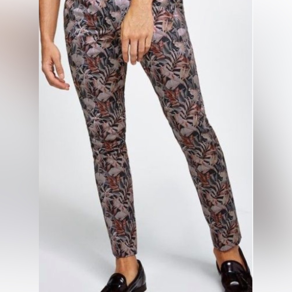 Topman| Men’s Floral Dress Pants